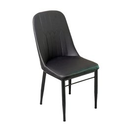 Cadeira Ergonômica Impermeável Escritório Fixa Palito Cor:preto - 1
