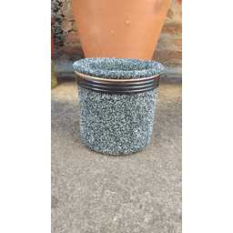 Kit Vaso de Barro Areia Terrilho 16cm Mesclado - 5