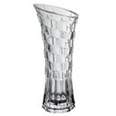 Ver imagem 1 de Vaso Decorativo de Vidro Transparente 24x10x10cm Enfeite Sala Mesa Estante