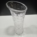 Ver imagem 5 de Vaso Decorativo de Vidro Transparente 24x10x10cm Enfeite Sala Mesa Estante