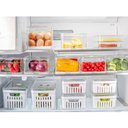 Ver mais imagens de Kit 6 Organizadores de Geladeira Clear Fresh Porta Frutas Legumes Porta Frios e Porta Ovos ou