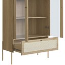 Ver imagem 6 de Cristaleira 2 Pt Vidro 1 Gvt Pes Metal 28963 Hanover Artesano