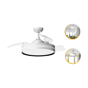 Plafon Ventilador de Teto Pás Retráteis Plus com Controle Remoto Bivolt