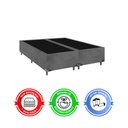 Ver imagem 5 de Cama Box Casal Bipartido + Colchão D33 One Face - Suede Cinza
