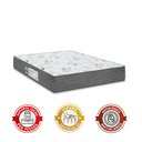 Ver imagem 4 de Cama Box Casal Bipartido + Colchão D33 One Face - Suede Cinza