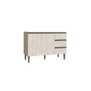 Ver imagem 5 de Cozinha Americana Completa Modulada Greta 6 peças 11 PT e 3 GV Crema - Megasul