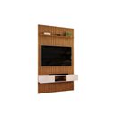 Ver imagem 3 de Painel Home Quarto p/ TV 55 pol Trento 144cm Freijo/Off DJ Móveis