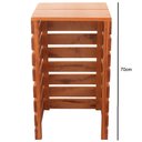 Ver imagem 3 de Capa Protetora Botijão de Gás de Cozinha - Madeira Maciça Decorativo