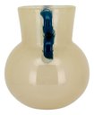 Ver imagem 2 de Vaso Decorativo Enfeite Casa Vidro 21x17x17cm Marfim