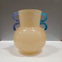 Ver imagem 5 de Vaso Decorativo Enfeite Casa Vidro 21x17x17cm Marfim