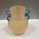 Ver imagem 3 de Vaso Decorativo Enfeite Casa Vidro 21x17x17cm Marfim