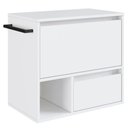 Ver imagem 1 de Gabinete para Banheiro 01 Porta 01 Gaveta 60cm Branco Proddy
