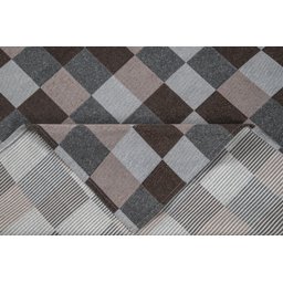 Kit Sala Tapete 2,00 X 1,45 + 4 Capas de Almofada Jacquard Luxo Macio Emborrachado Antiderrapante Es - 2