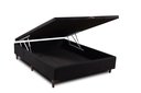 Ver imagem 6 de Cama Box Baú Casal 138x188x62 Molas Ensacadas D28 Euro Pillow Montreal Preto - Sofá Casa