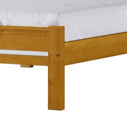 Cama Paris para Casal Flex Mel p/ Colchão 128cm ou 138cm Madeira Maciça Pinus - Cavazotto 1079ML - 4