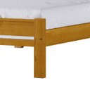 Ver imagem 4 de Cama Paris para Casal Flex Mel p/ Colchão 128cm ou 138cm Madeira Maciça Pinus - Cavazotto 1079ML