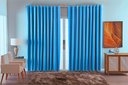Ver imagem 1 de Cortina para Sala Quarto Blackout Tecido 6,00x2,80 Ellegance:azul Bebe