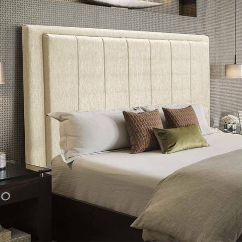 Cabeceira Opala Cama Box King 193cm Linho Bege - SSX Multicoisas