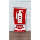 Ver imagem 3 de Placa Sinalização Fotoluminescente Extintor Abc Pó Quimico