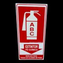 Ver imagem 2 de Placa Sinalização Fotoluminescente Extintor Abc Pó Quimico