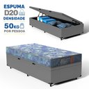 Ver imagem 2 de Cama Box Baú com Colchão Gazin de Espuma D20 Supreme Solteiro 78cm