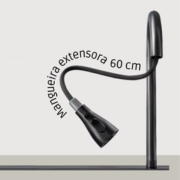 Cuba Cozinha Gourmet Premium Cascata com Torneira Lavador Copos Aço Inox 201 Preto - 7