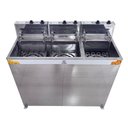 Ver imagem 2 de Fritadeira Elétrica Água e Óleo Jl Colombo Gabinete 2 Cubas 36 Litros e 18 Litros 8000w 148308