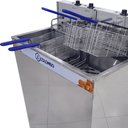 Ver imagem 4 de Fritadeira Elétrica Profissional Água e Óleo 10kw Cuba 36L 220v
