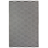 Tapete Sala Geométrico Listras 200X250 Preto Prata Listrado - 2