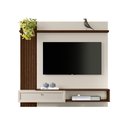 Ver imagem 3 de Painel Ripado para TV até 55 Polegadas MDF 133CMX132CM Alvorada Linea Brasil Marrom