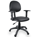 Ver imagem 1 de Cadeira Escritório Executiva Slin Corino:amarelo