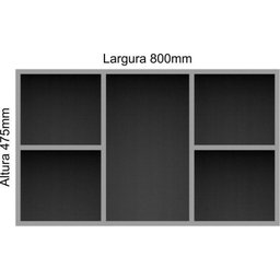Guarda Roupa Solteiro 4 Peças 3 Portas 3 Gavetas com Escrivaninha e Nicho Aéreo Infinity Móveis Cast - 14 Guarda Roupa Solteiro 4 Peças 3 Portas 3 Gavetas com Escrivaninha e Nicho Aéreo Infinity Móveis Cast - 14