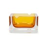Cinzeiro de Vidro Estilo Murano Âmbar 10cm Od0234 Btc - 1