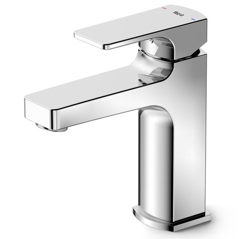 Torneira Monocomando para Banheiro de Mesa Bica Baixa Escuadra Roca Cromado
