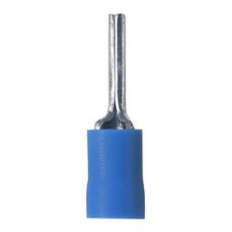 500un Terminal Pino Agulha Pre Isolado 1,5mm a 2,5mm Azul - 4