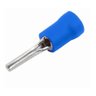 500un Terminal Pino Agulha Pre Isolado 1,5mm a 2,5mm Azul - 1