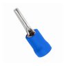 500un Terminal Pino Agulha Pre Isolado 1,5mm a 2,5mm Azul - 8