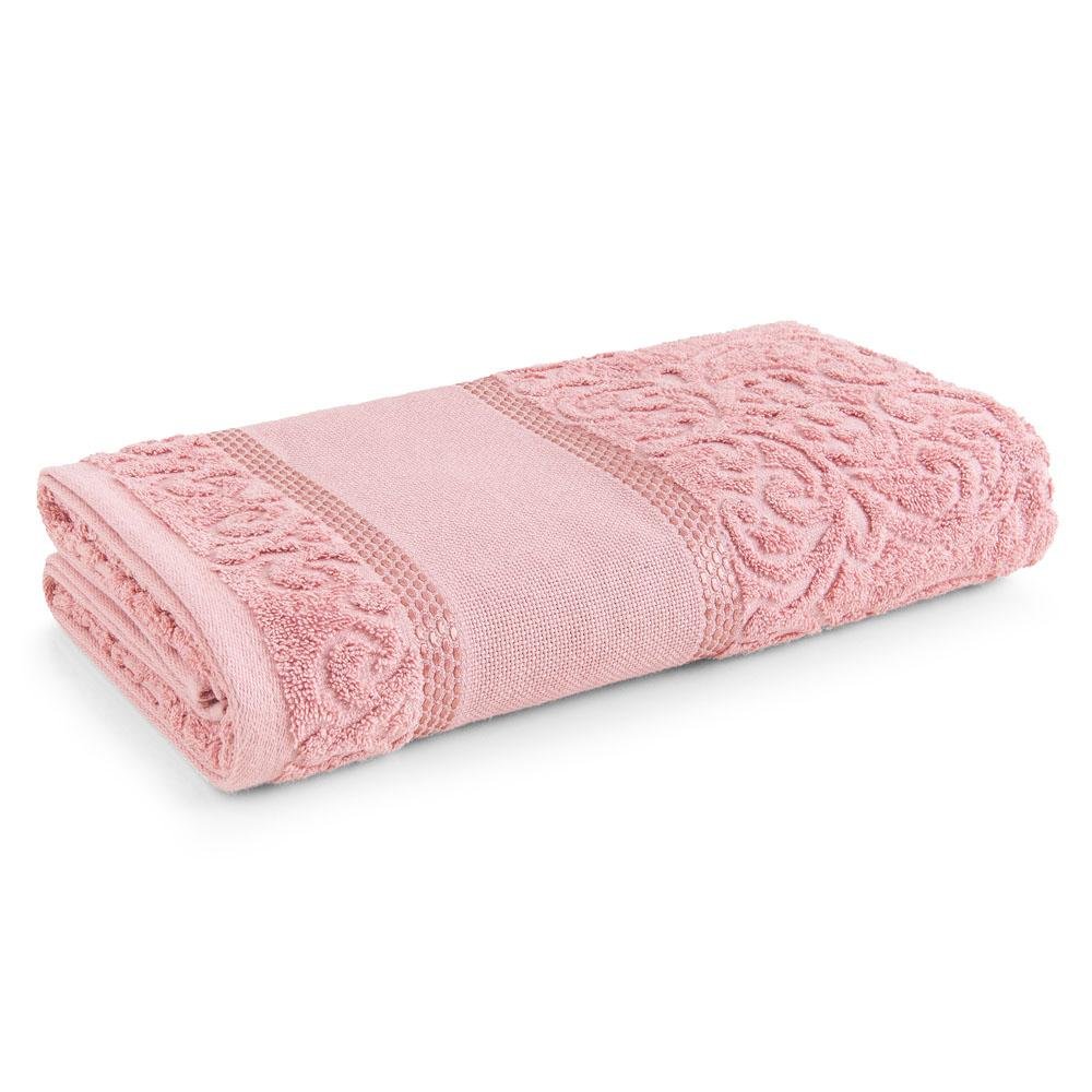 Toalha de Rosto para Bordar Karsten Melina II Lady Pink