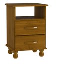 Ver imagem 2 de Mesa de Cabeceira 2 Gavetas Viena Evidence 