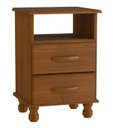 Ver imagem 2 de Mesa de Cabeceira 2 Gavetas Viena Evidence 