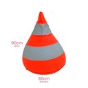 Ver imagem 3 de Puff Sensorial Cone Fofs Conforto Enchimento de Perolas Eps