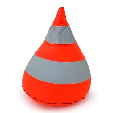 Puff Sensorial Cone Fofs Conforto Enchimento de Perolas Eps