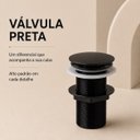 Ver imagem 5 de Cuba Cerâmica Sobrepor Retangular Borda Preta 50x34x11