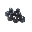 Ver imagem 2 de Kit 8 Pés para Sofá e Moveis em Geral Preto com Altura de 3,5cm X 5cm de Diametro Resistente