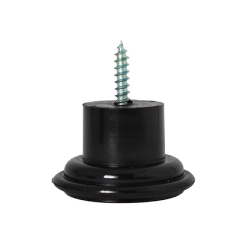 Kit 8 Pés para Sofá e Moveis em Geral Preto com Altura de 3,5cm X 5cm de Diametro Resistente