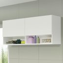 Ver mais imagens de Kit Área de Serviço 120cm com Armário e Balcão Branco Madesa 01