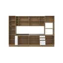 Ver imagem 3 de Cozinha Modulada Celeste Kappesberg 100% Mdf Nogueira/branco 340cm