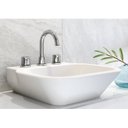 Ver imagem 2 de Torneira Misturador para Banheiro de Mesa Bica Alta com Válvula de Escoamento Debba Roca