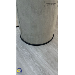 Rodapé Eva Autocolante Flexível Cordão 2,5cmx1,5cm 15 Metros - Preto - 6