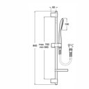Ver imagem 2 de Ducha Manual 130mm com 4 Funções e Barra Seslizante Sensum Round Roca